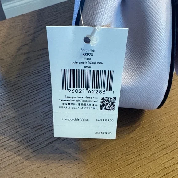 Kate Spade pale lavender flora Shoulder Bag - Picture 2 of 7